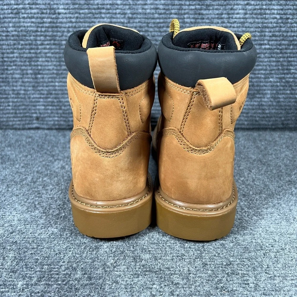 Wolverine Floorhand Boots Womens 10 Brown Insulated Steel Toe‎ Work Slip Oil Res